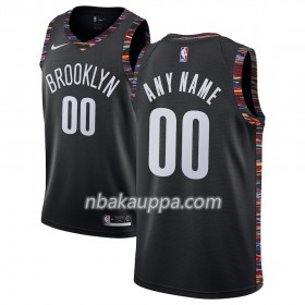Brooklyn Nets Custom 2018-19 Nike City Edition Musta Pelipaidat Swingman - Miesten